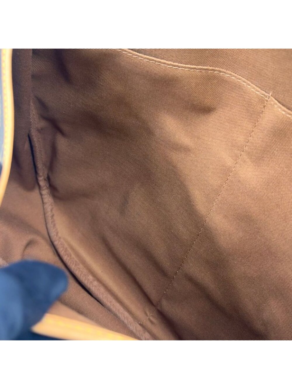 Louis Vuitton Saumur 35 Monogram Leather Brown Shoulder Bag Gold - Picture 15 of 15